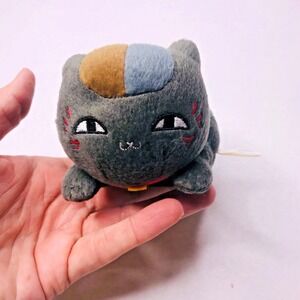 Banpresto Neko Atsume Plush Kitty Cat Grey Brown Small Stuffed Animal
